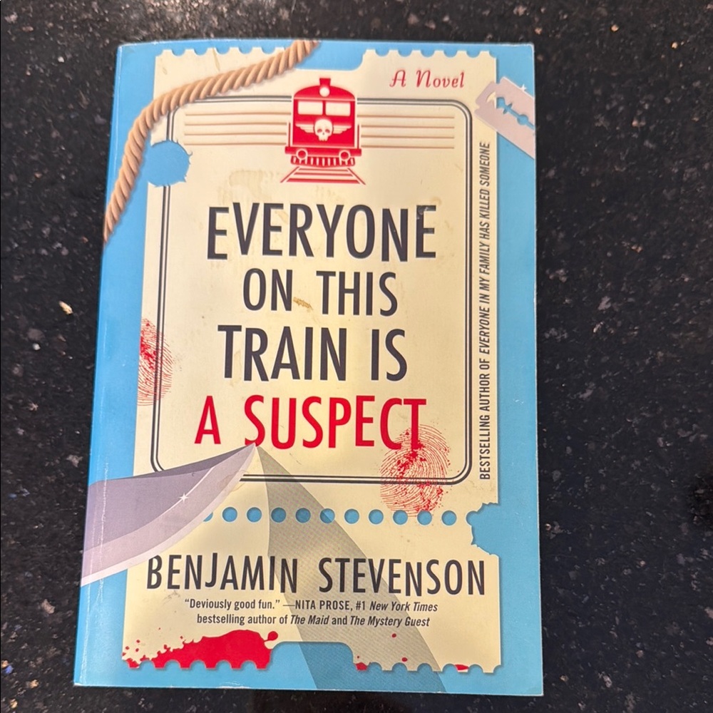 3/$15 Bundle - Everyone on This Train is a Suspect Novel by Benjamin Stevenson